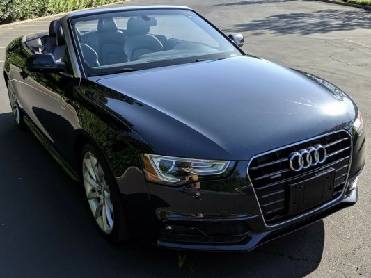Audi A5 Convertible Black