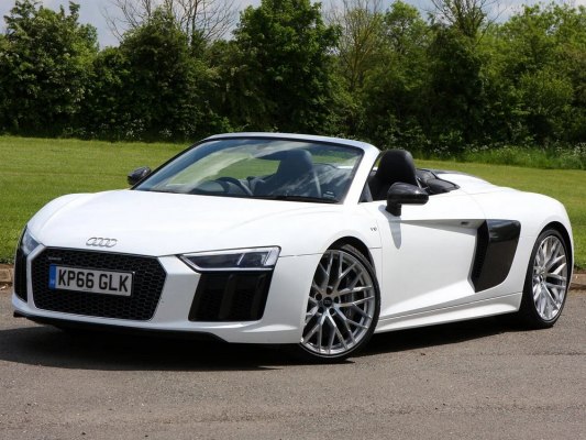 Audi R8 Spyder White