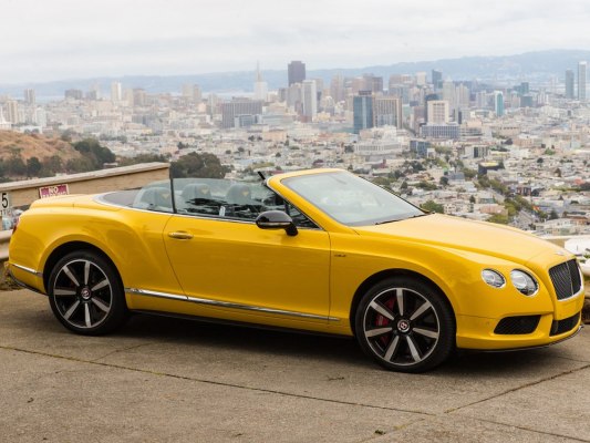 Bentley GTC (2 doors) Yellow