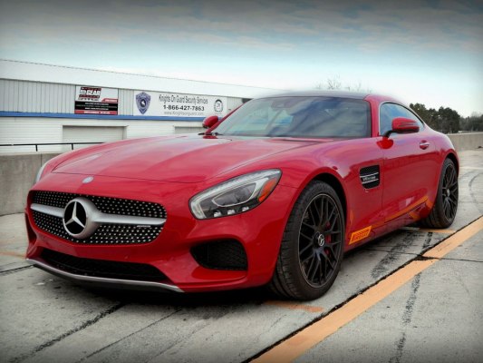 Mercedes GTS AMG Red